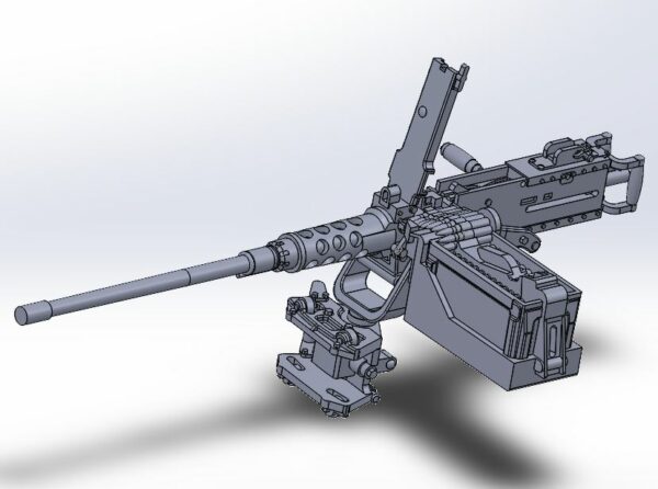 72020 BROWNING M2 HB Mitrailleuse lourde 12.7mm – Image 3